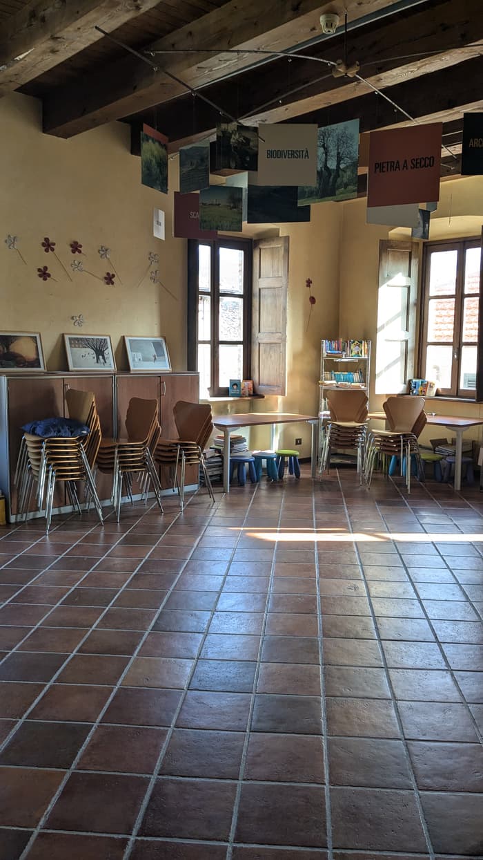 Foto di Sala del Camino - Palazzo della Biblioteca a Cortemilia